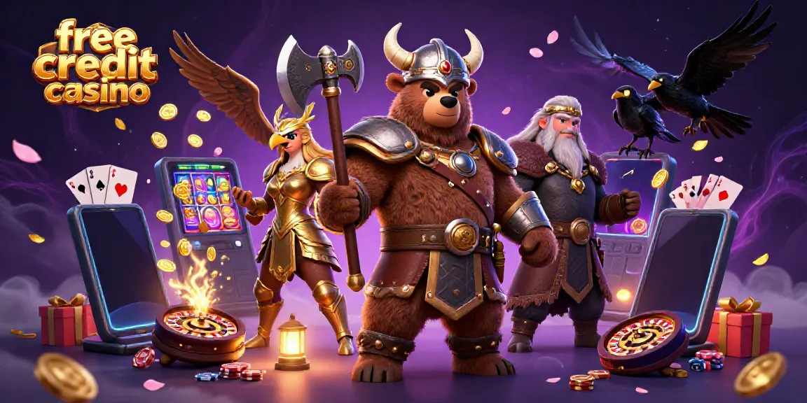 Engage with the vibrant world of free credit casino with dynamic characters and rich gaming elements.