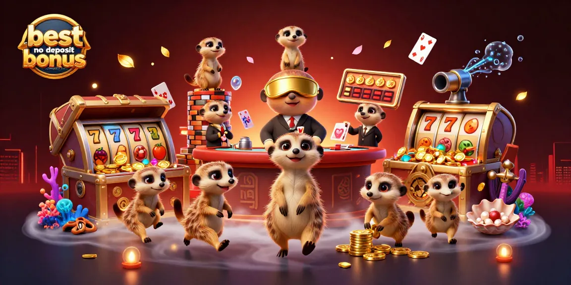 Win big at best no deposit bonus casinos and codes in Australia featuring lively meerkat casino scene