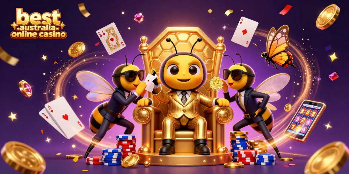 Engaging scene showcasing the best australia online casino with a mob boss and dynamic casino elements.