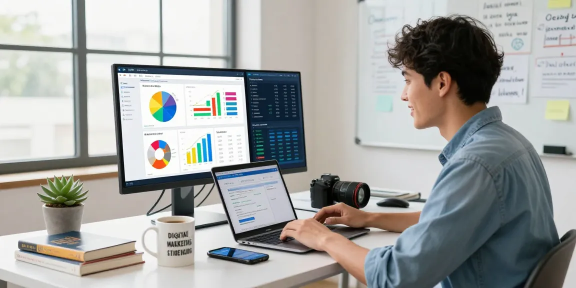 Melihat GEGESLOT di ruang kerja pemasaran digital yang kreatif dan dinamis.